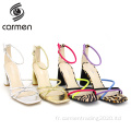 Mesdames de la mode soirée talons hauts dames chaussures formelles